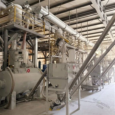 Κεντρικό σύστημα τροφοδοσίας ανάμειξης PVC